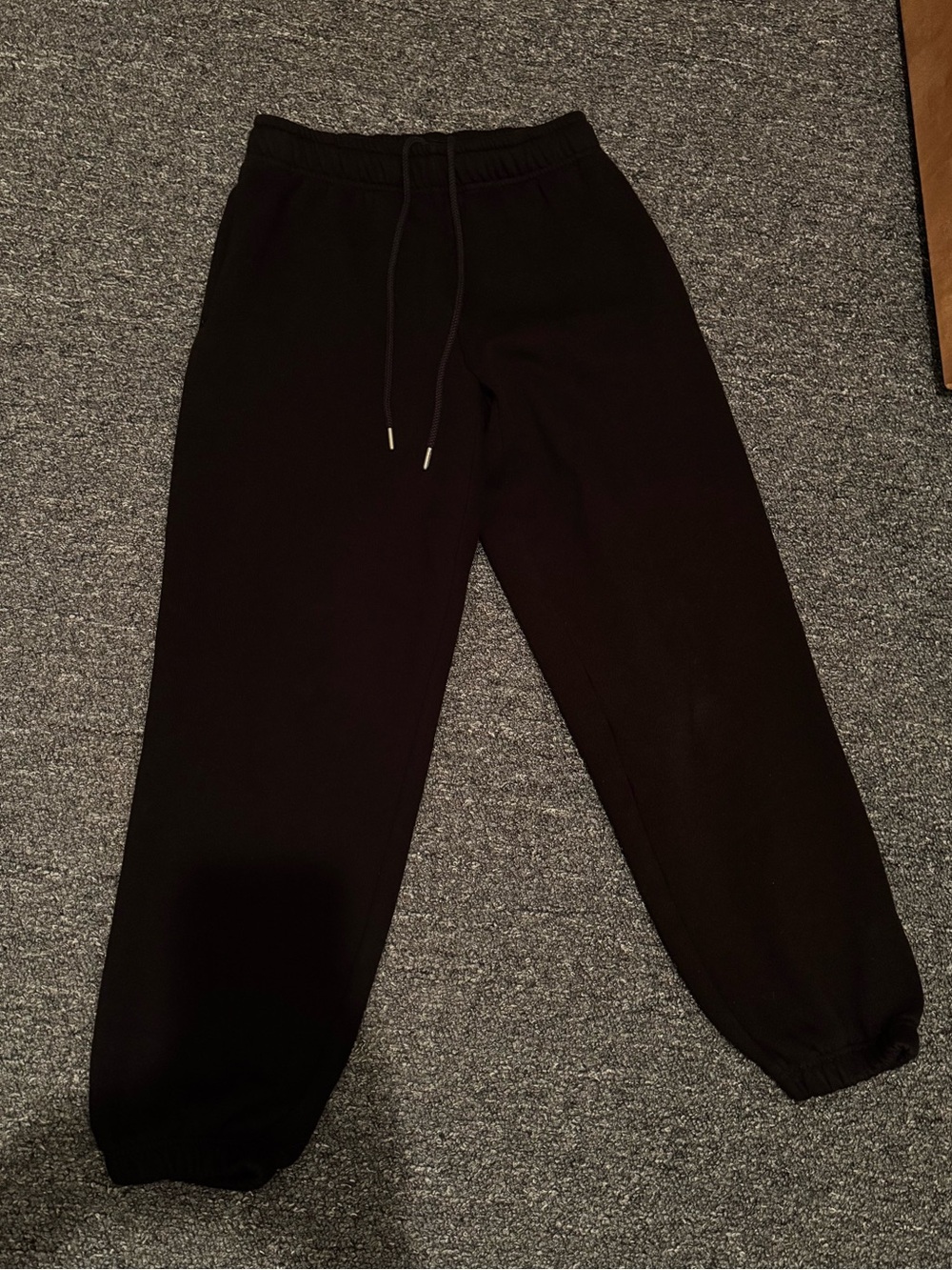 PINK Victoria's Secret Black Drawstring Joggers
